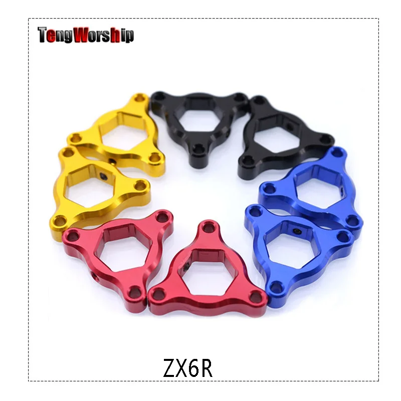 

For KAWASAKI ZX6R ZX 6R 1998 1999 2000 2001 2002 Accessories CNC Suspension Fork Preload Adjusters 17MM