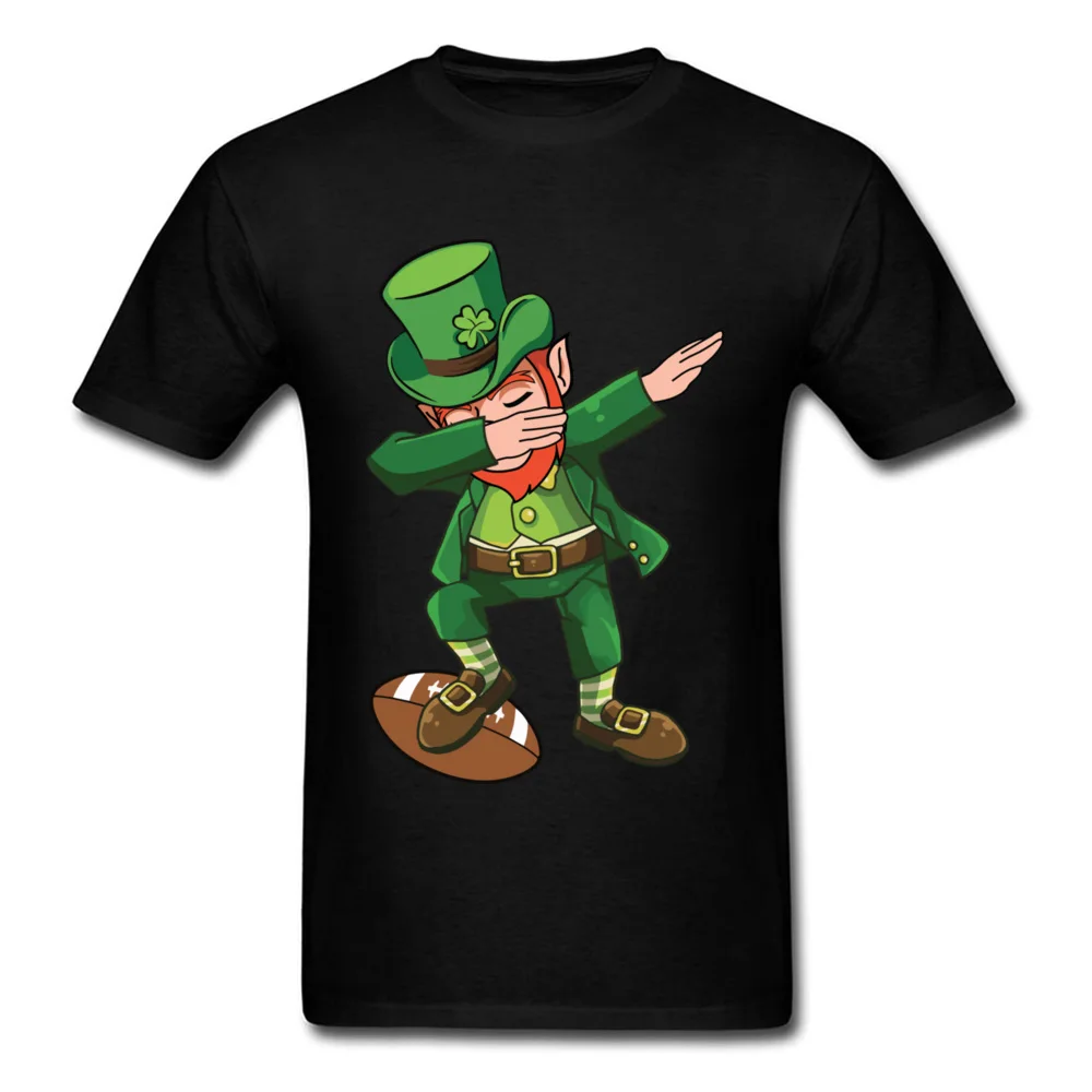 Dabbing Ireland Leprechaun футболка легенда о Зельде смешные игры футболки мужские ругби День Святого Патрика лучший подарок футболка Мультфильм - Цвет: Черный