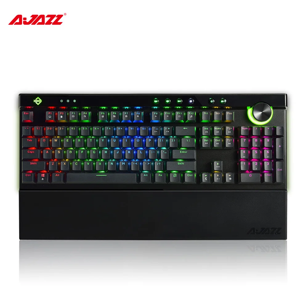 

Ajazz AK45 111 Keys USB3.0 Wired RGB backlight Mechanical Keyboard Box Ergonomic Gaming Keyboards for lol dota 2 cs go Computer