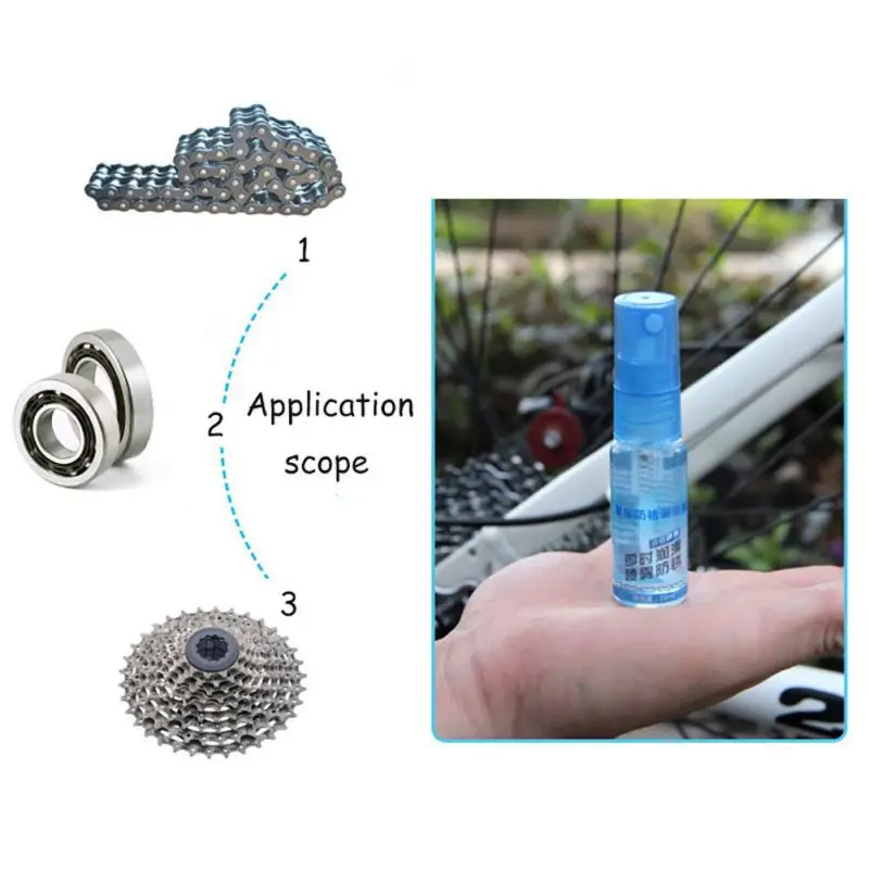 20ML Spray Bike Bicycle Cycling Tool Freewheel Bearing Chain Screw Lubrication Machine Accessories Oil Lubricant For Bicycles