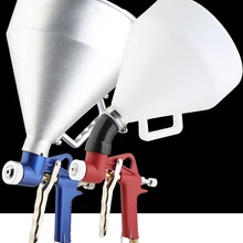 UZWELL 1 шт. 3л 6л пневматический бункер пистолет-распылитель латексная краска порошковый воздушный краскопульт 4 мм 6 мм 8 мм сопла