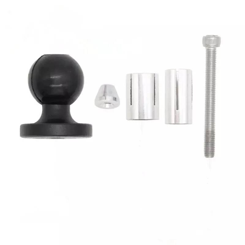 

Motorcycle Bike Mount, Black Fork Stem Base with 1" Ball for RAM Mount for gopro