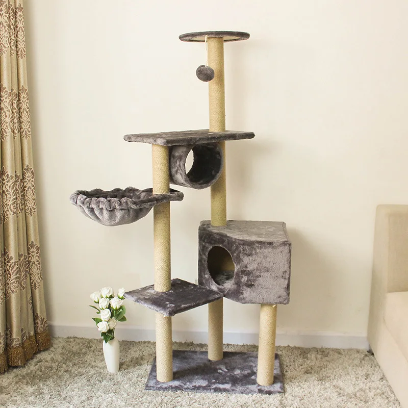 Cat bed pet window hammock house climbing frame grasping plate lnteresting drum pet products for cat playing house dropshipping