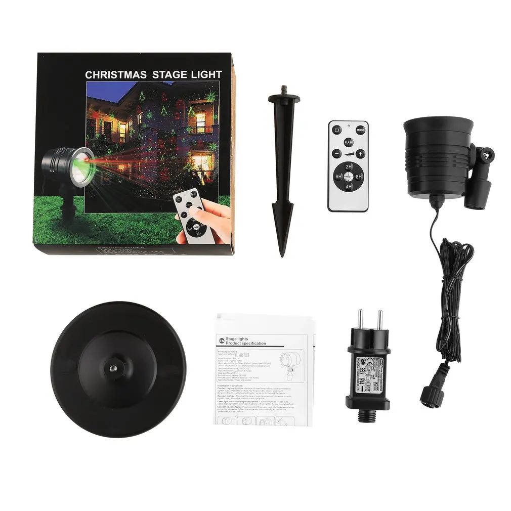 

Christmas Light Projector with RF Wireless Remote Rotating LED Light Star Show For Garden Hoilday Wedding Landscape Halloween