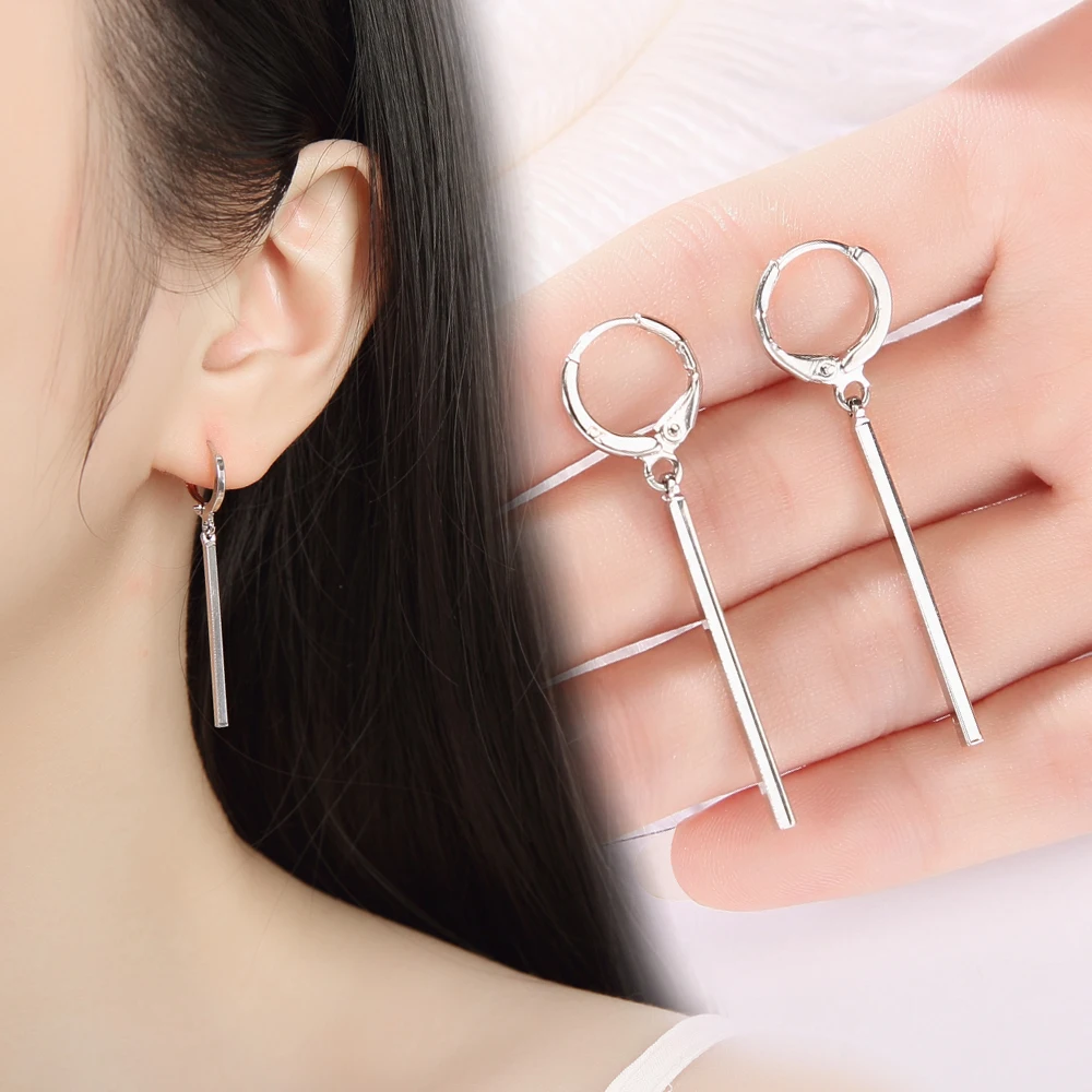 

New 925 earrings wholesale e632 ladies earrings simple sterling silver jewelry