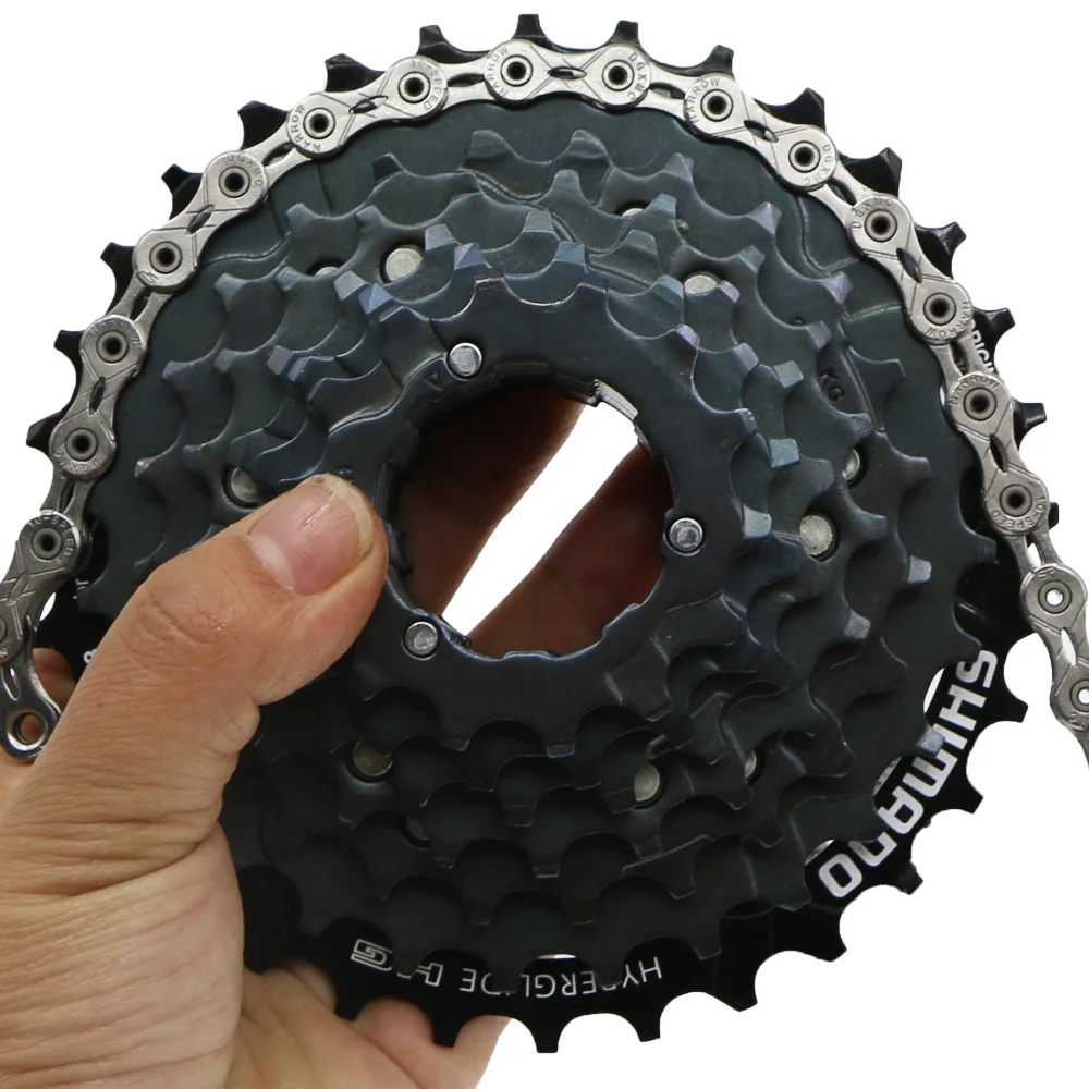 10 Скорость 116 Ссылка цепь для дорожного велосипеда 10 s mtb велосипеда с золотыми цепочками; цвет золотистый, серебристый сверхлегкий MTB Горный Дорожный велосипед переменной 30 Скорость