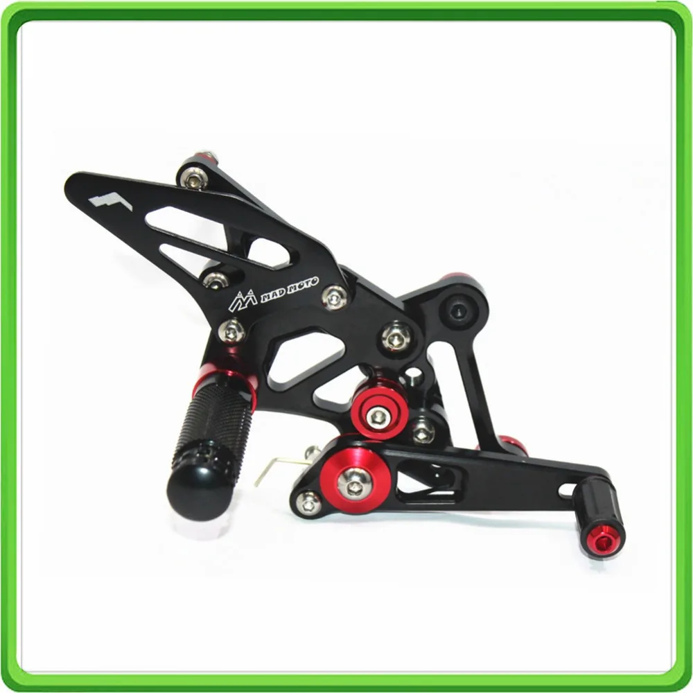 CNC Adjustable Rearsets Rear set sets Foot Rest Pegs Pedal for KTM 1290 SUPER DUKE R 2014 2015 2016 (1)