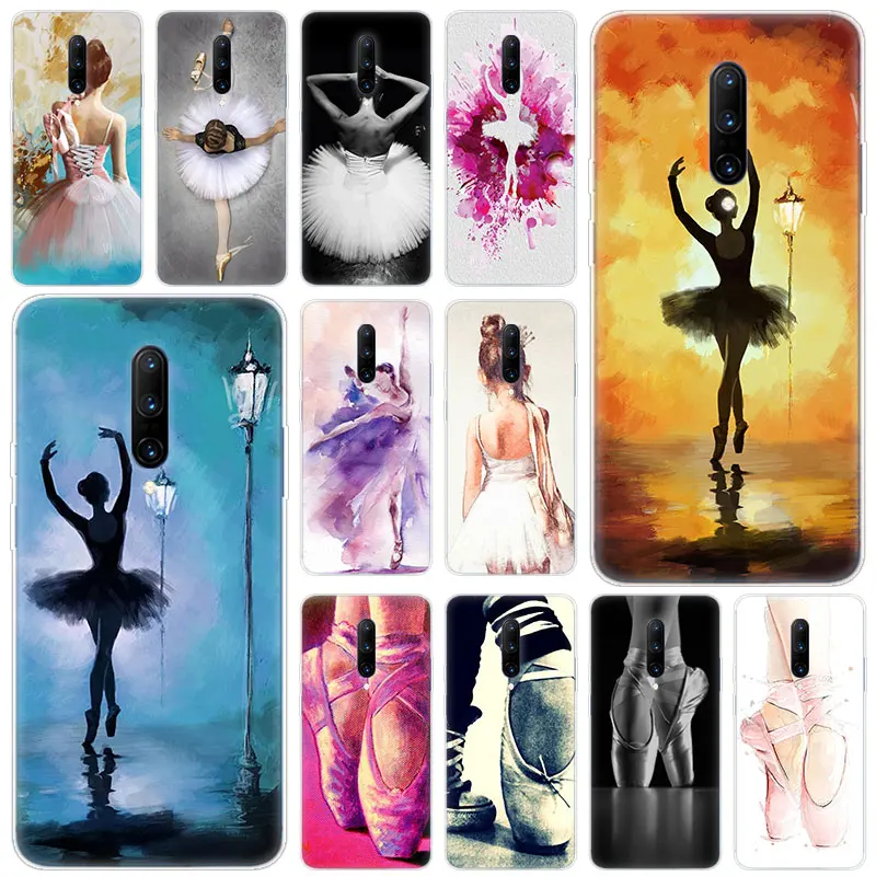 Hot Ballerina Ballet Dancing Soft Silicone Fashion Transparent Case For font b OnePlus b font font