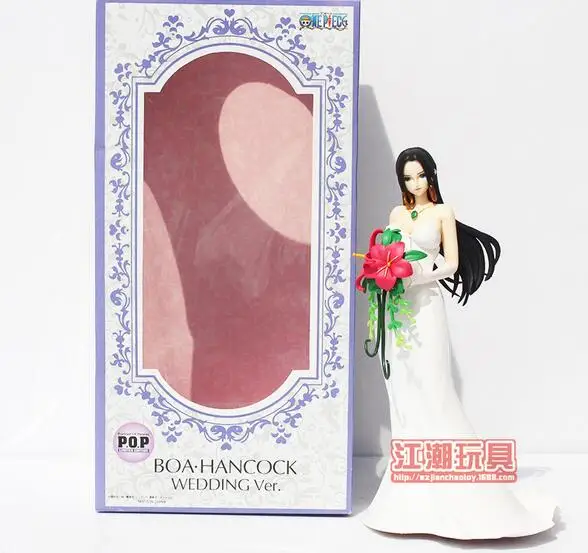 Best Offers Sexy Baby doll Pvc Anime One Piece Action Figure Boa Hancock Wedding See Attractive Charming Statuette Toy Model Collection