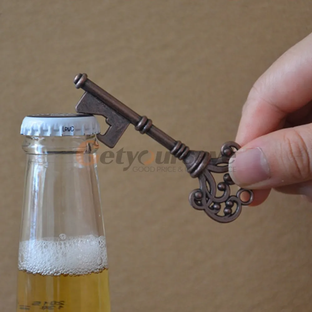 

Key Shape Bottle Opener Ring Keyfob Keyring Chain Keychain Metal Beer Bar Tool