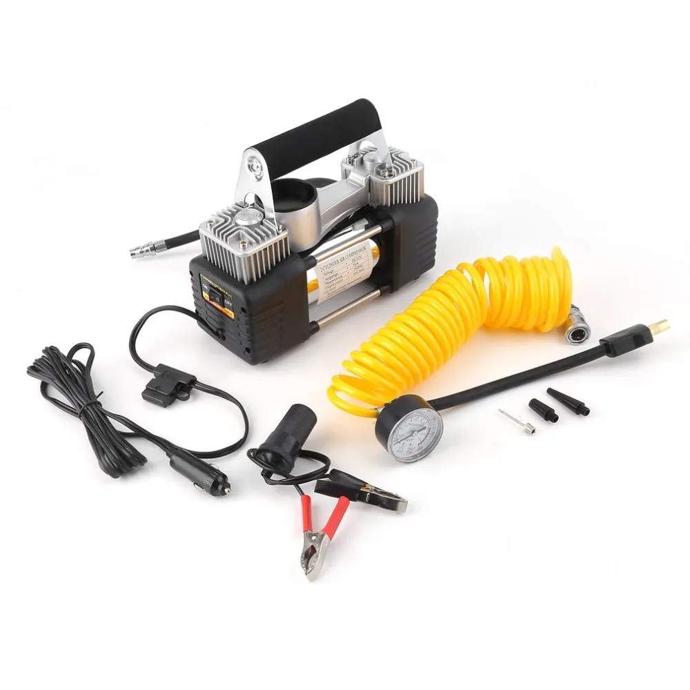 

WM102-7 Metal Vehicle Auto Electric Pump Portable Super Flow Car Tire Tyre Inflator DC 12V Air Compressor 70 L/MIN Car Pumps