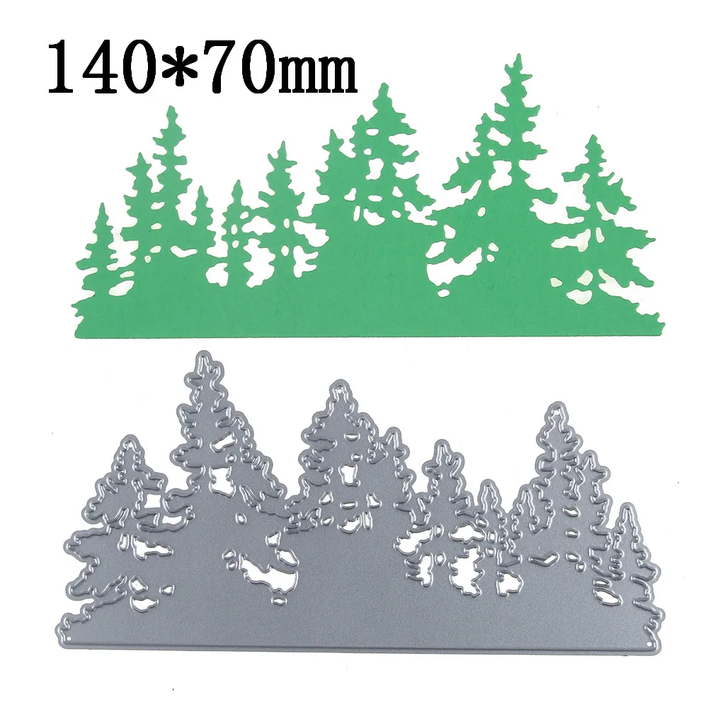 

Christmas Trees Frame Metal Cutting Dies Stencil for DIY Scrapbooking Album Paper Cards Decorative Crafts Embossing Die Cuts New