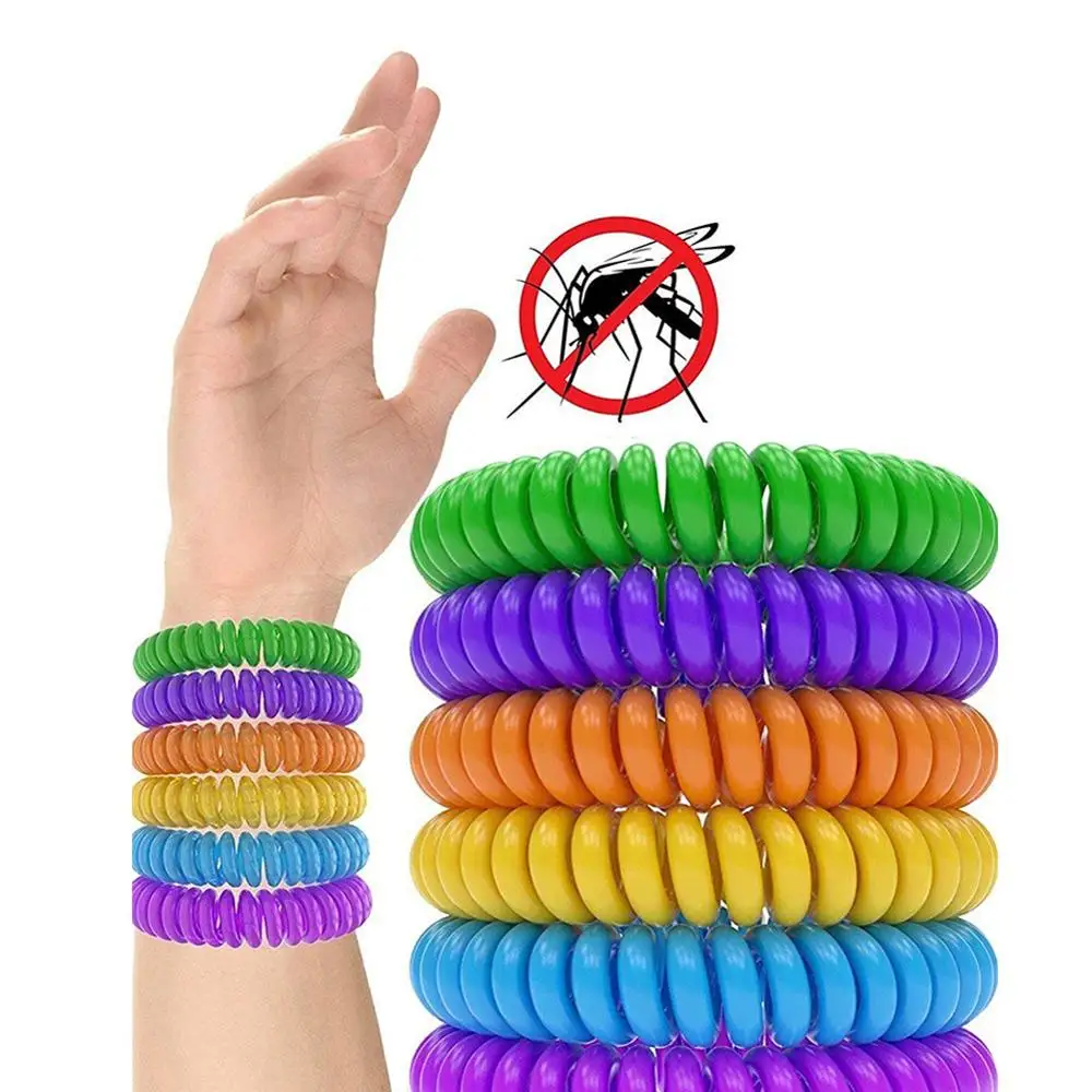 

Mosquito Repellent Bracelets (10 Pack) All Natural Anti Insect Midge and Bug Repellent Bands Waterproof Wristbands