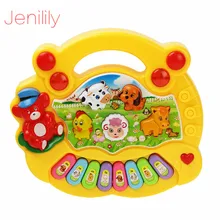 2 стиля музыкальные игрушки животные ферма пианино для детского развития Музыкальные Развивающие игрушки для детей подарок на день рождения
