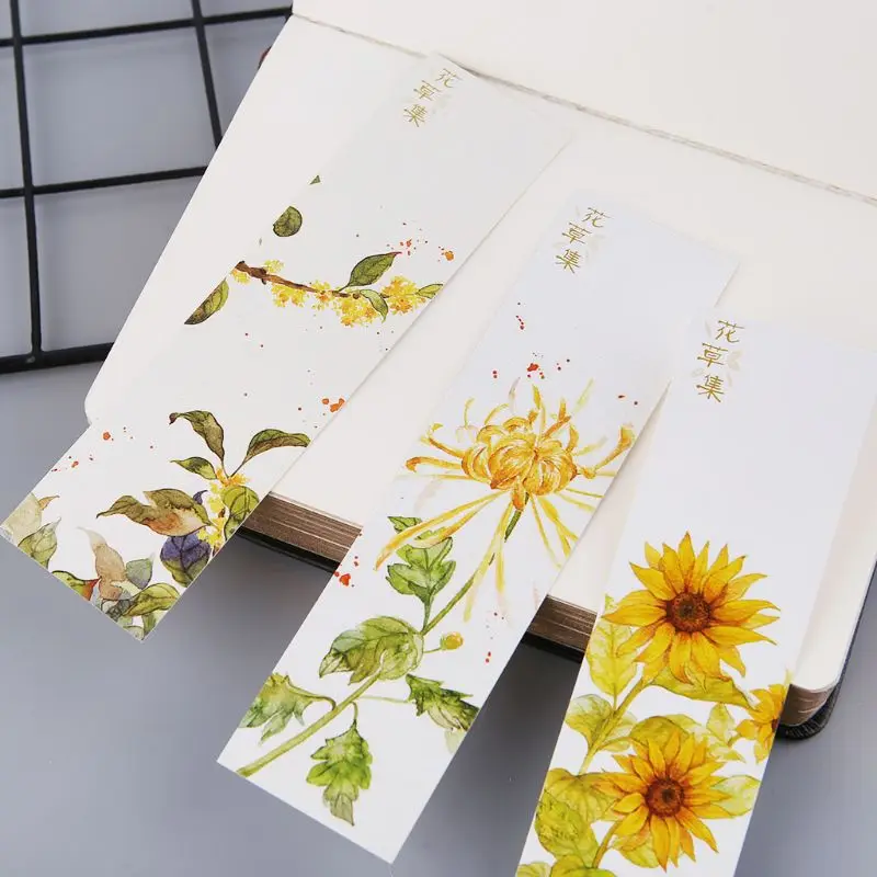 30 шт. творческий Китайский стиль бумажные закладки картина карт в стиле ретро красивые закладки в коробке памятные подарки