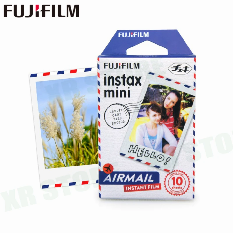 Fujifilm Instax Mini 8 9 пленка Airmail Fuji мгновенная фотобумага 10 листов для 70 7 s 50 s 50i 90 25 Share SP-1 2 Lomo camera