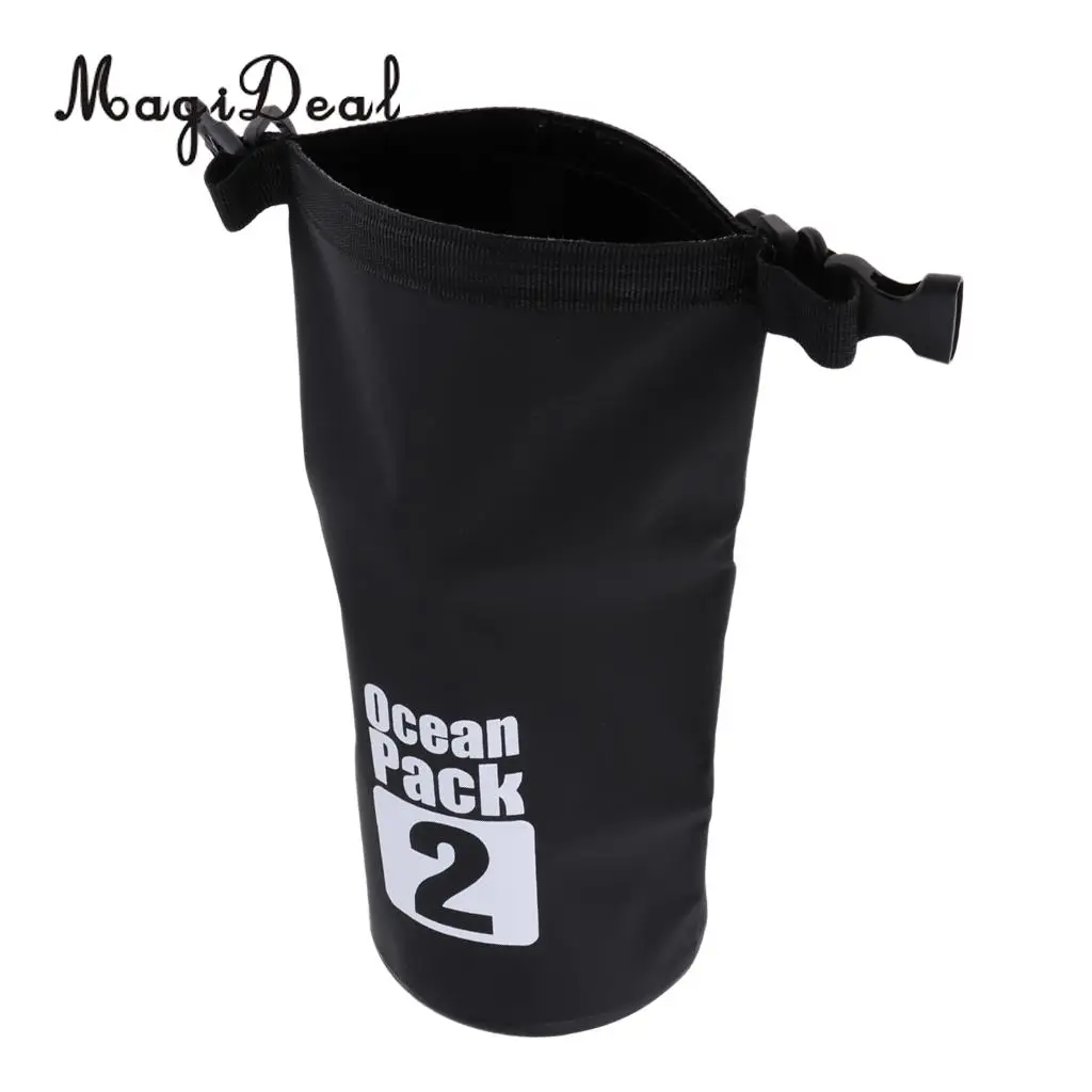 MagiDeal 2L PVC Waterproof Dry Bag Sack for Canoe Kayak Boating Kayaking Floating Dinghy Fishing Surfing Camping Accessories