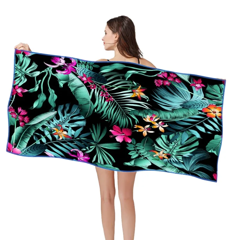 

SERIES 6 160*80cm 3D HD Printed Beach Swimming Towel Quik Dry Microfiber Fabric Sand Free Multifuntion Beach Towels
