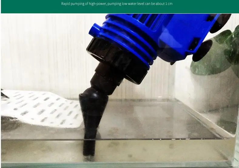 Электрический водяной чейнджер гравий Аквариум навоз аквариум с песком очиститель водная клетка для домашних животных инструменты для уборки дома поставки 22 Вт 220-240 В