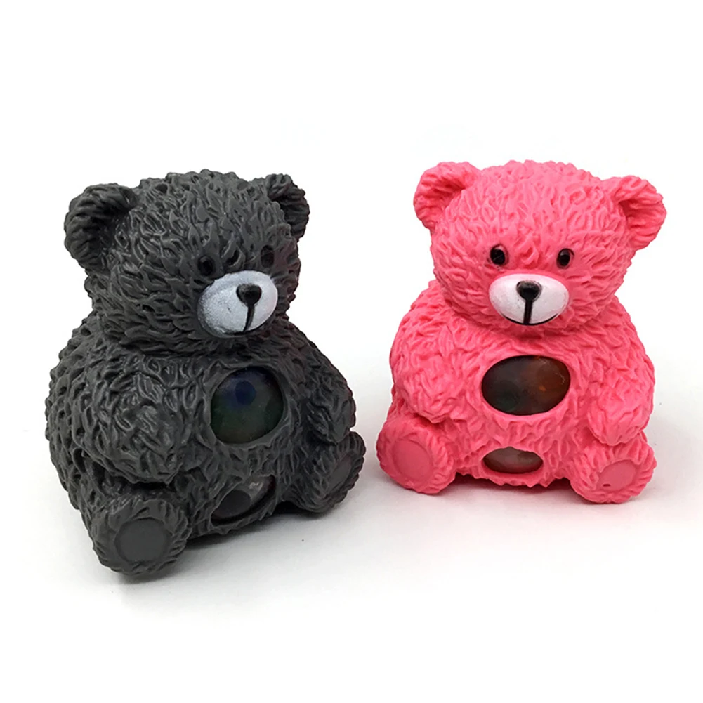 Мини игрушка для сжимания милый медведь игрушки снятия стресса и вечерние ничный