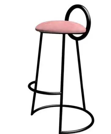 Железный барный стул скандинавский передний стол высокий стол стул чайный магазин стул для кафе Корея барный столик стул