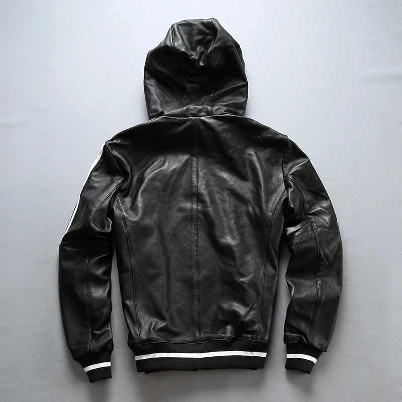 Discount A1816 Read Description! Asian size men's suede coat mens sheep leather simple design rider jacket