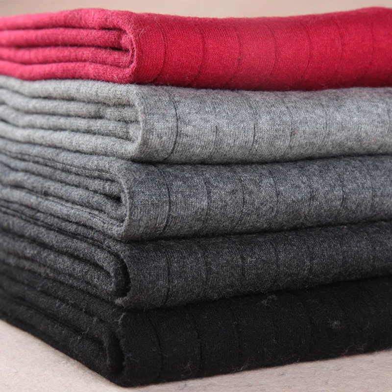 Koop Vrouwen Herfst En Winter Trendy Warme Leggings Vrouwelijke Elastische Kasjmier Casual Broek Vrouwen Rood Grijs Mode Geribbelde Broek