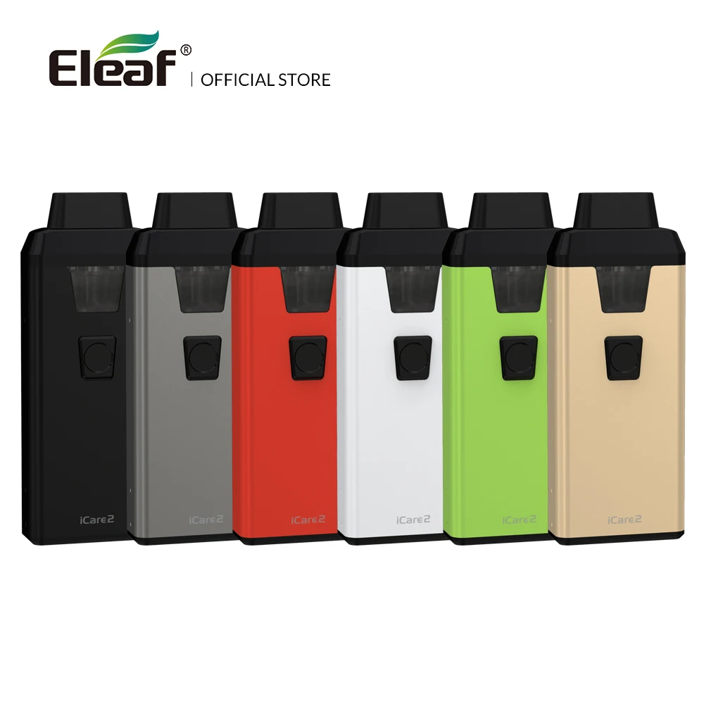 

Warehouse Original Eleaf iCare 2 kit with built-in 650mAh battery 2mL atomizer IC 1.3ohm head coil electronic cigarette