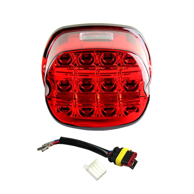FADUIES Fat Boy FLSTF Night Train FXSTB Softail Sportster Road King Electra Glide Road Glide Motorcycle Led Brake tail light (14)