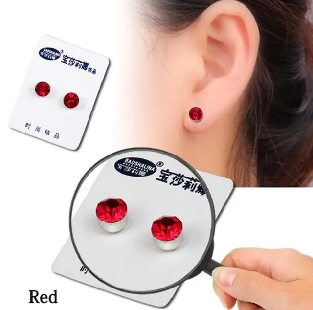 2pc Slimming Earrings Weight Loss Acupoints Stud