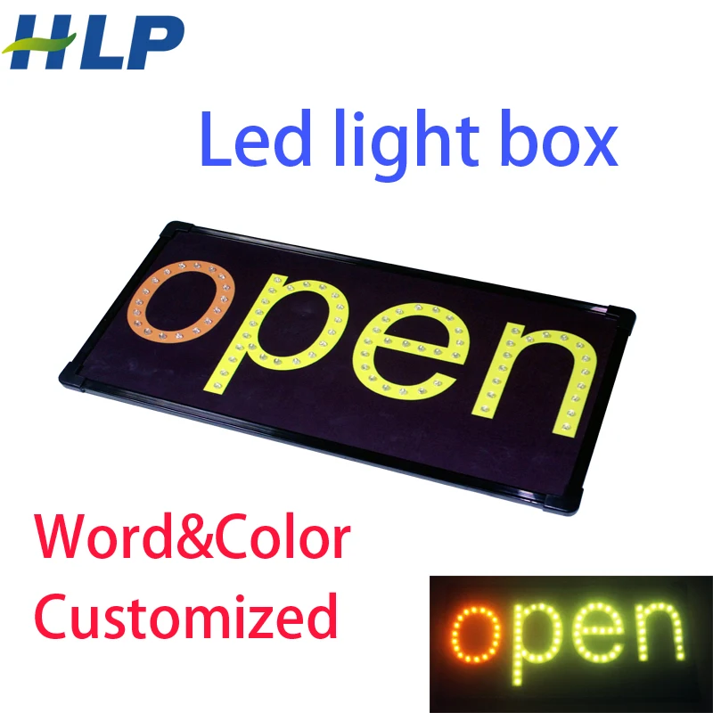 

led light board open sign word color customized hand hold for concerting,store,bar,resterant,KTV