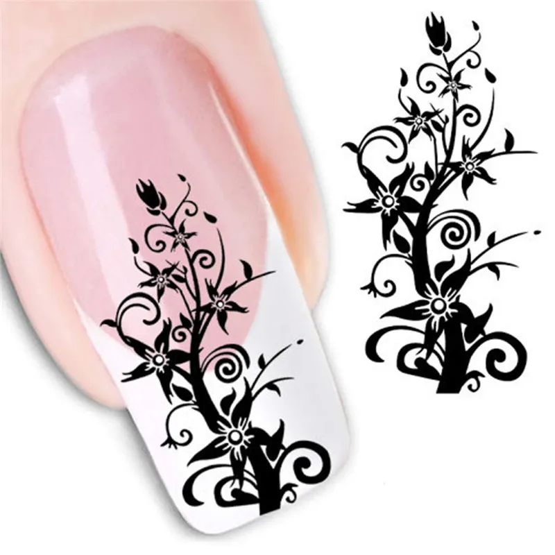 Для женщин DIY Nail Стикеры переноса воды Наклейки палец Дизайн ногтей наклейки Дизайн ногтей советы для украшения для Дизайн ногтей новое