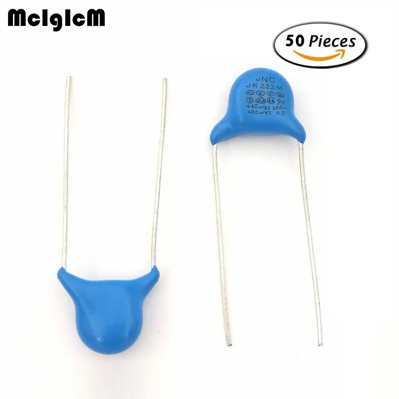 

50pcs capacitor X1:400V Y1:250V capacitor 2200pF 3300pf 4700pf 470pf 1000pf