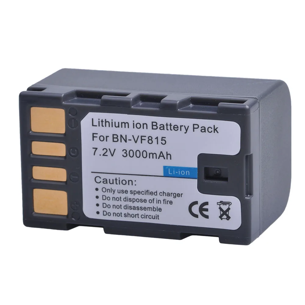 

Tectra 2pcs BN-VF815 BN-VF815U BNVF815 BN VF815 Battery for JVC GR-D720US GR-D728 GR-D750US GR-D771 GR-D720 GR-D740US Battery