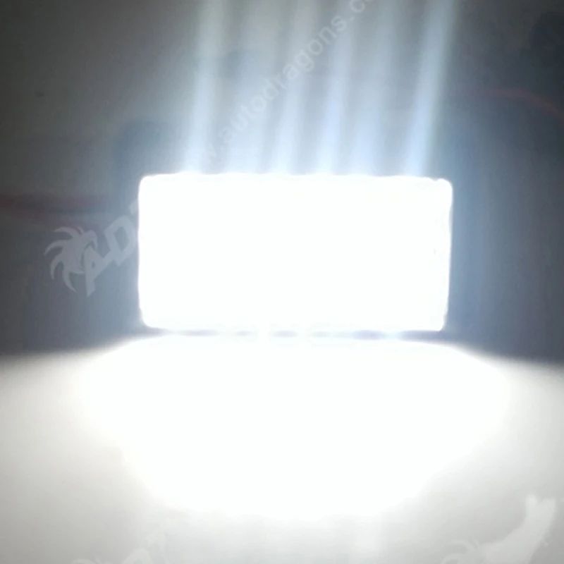 EALEN 1 набор Автомобильный светодиодный Подсветка регистрационного номера 12V без