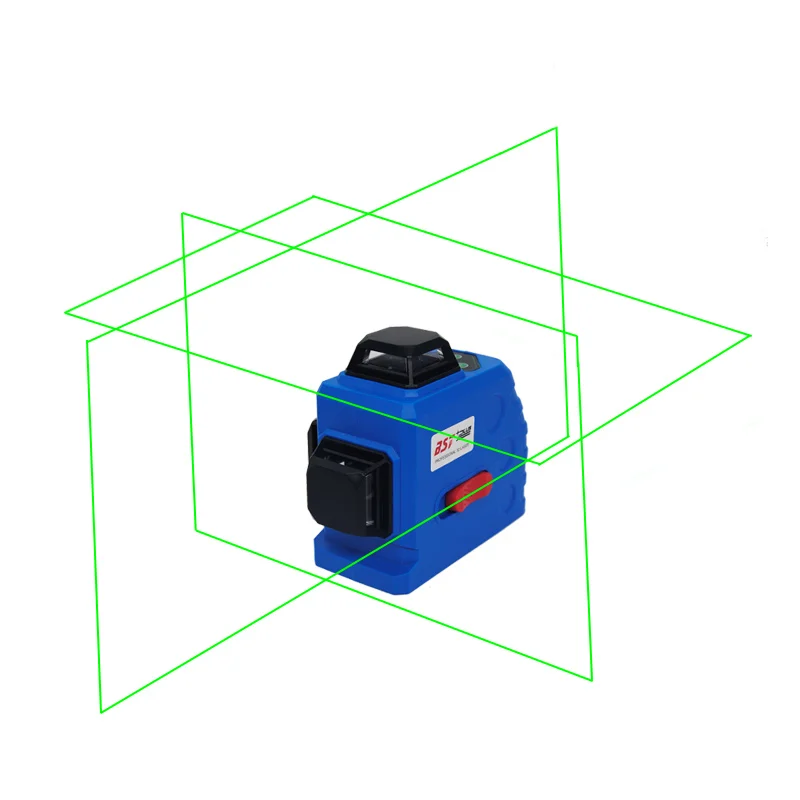 3D 12/8LINES GREEN/BLUE LASER LEVEL SELF-LEVELING 360 HORIZONTAL AND VERTICAL CROSS SUPER POWERFUL LASER B LIN E