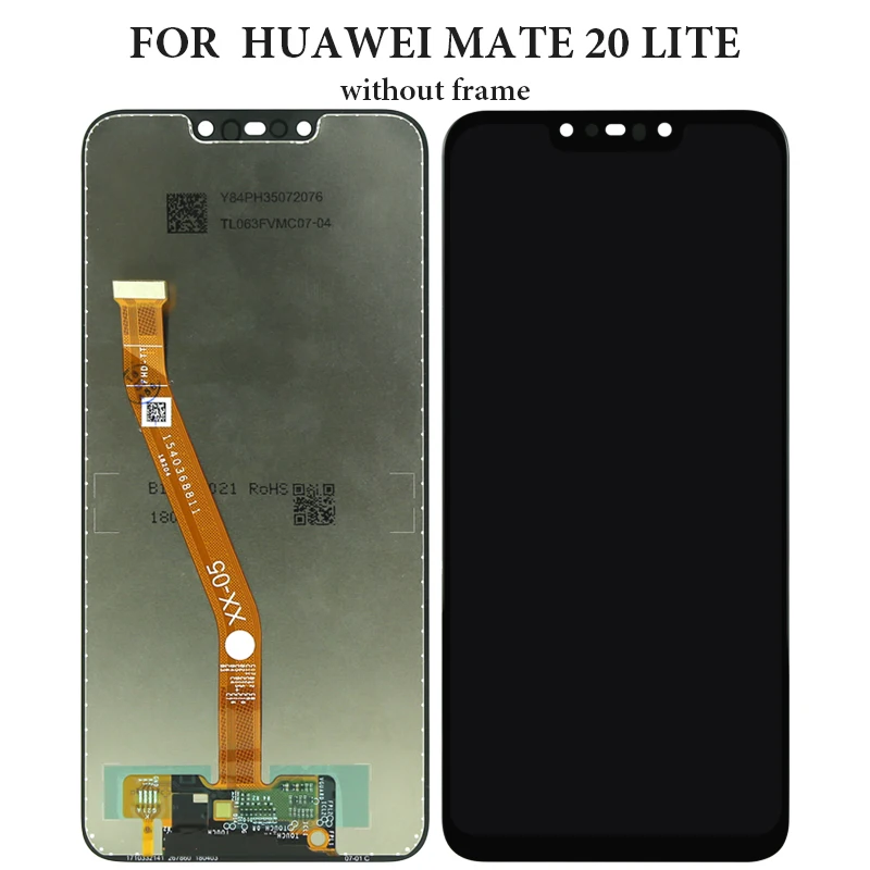 1 шт., сменный ЖК-дисплей для HUAWEI MATE 20/20 lite/20 pro/20X, сенсорный экран, дигитайзер, без битых пикселей, тест