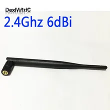 2,4 ГГц 6dbi Высокая усилительная антенна Wi-Fi SMA Мужской всенаправленный SMA разъем 2,4G антенна 196 мм антенна Wi-Fi для ноутбука