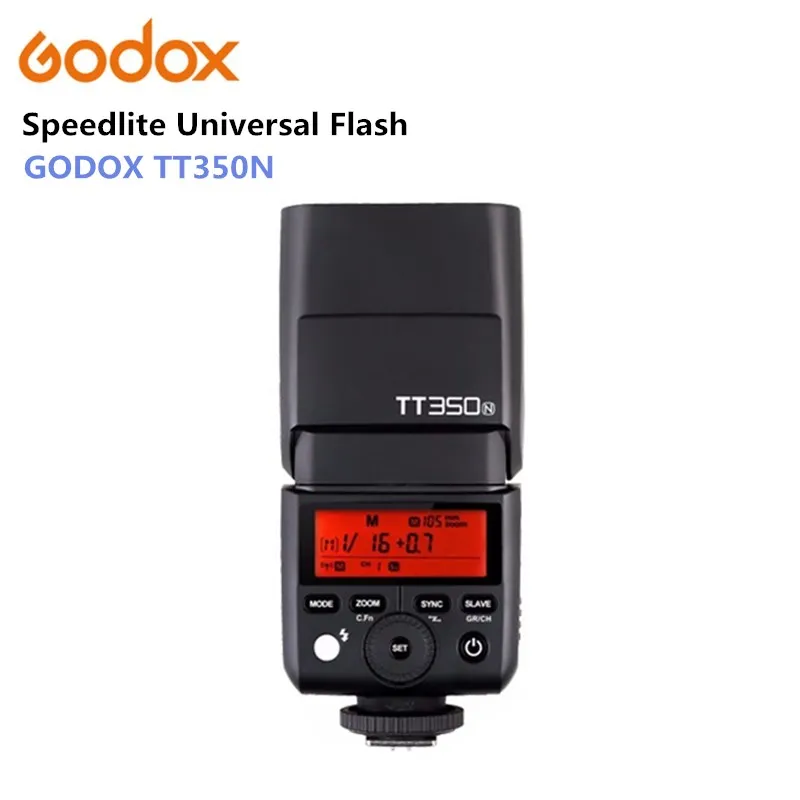 

Godox TT350N 2.4G HSS 1/8000s TTL GN36 Camera Flash Speedlite for Nikon D750 D7000 D7100 D5100 D5200 D5000 D3200 D3100