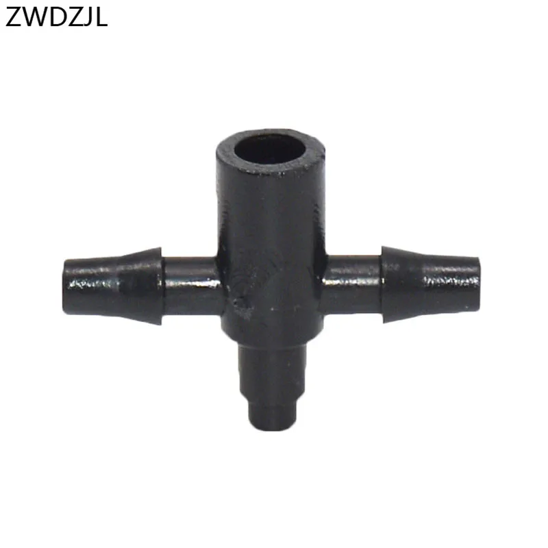 

Drip irrigation 2 way Drip arrow 1/8 tee Connector water distributor 3/5 hose barb water connector adapter 30pcs