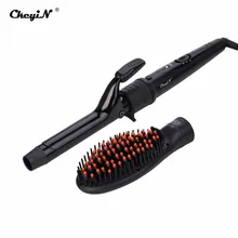 Быстрый нагрев щипцы для завивки волос палочка двойной Напряжение для завивки волос Профессиональные сменных ствола ролика волос Керлинг Инструмент 31