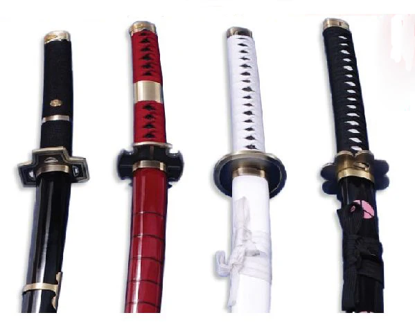 S2699 аниме RORONOA ZORO SHUSUI WADO ICHIMONJI YUBASHIRI SANDAI KITETSU меч SHINE SHINTO край Хамон 4" 1 из 4 одна штука