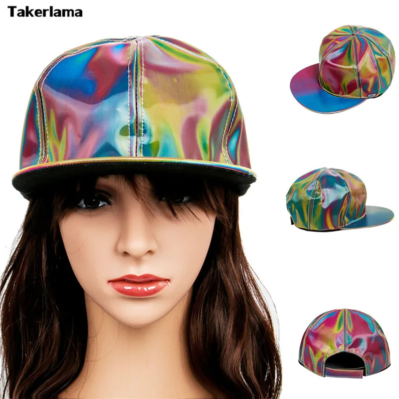 

Takerlama Fashion Marty McFly Licensed for Rainbow Color Changing Hat Cap Back to the Future Prop Bigbang G-Dragon Baseball Cap