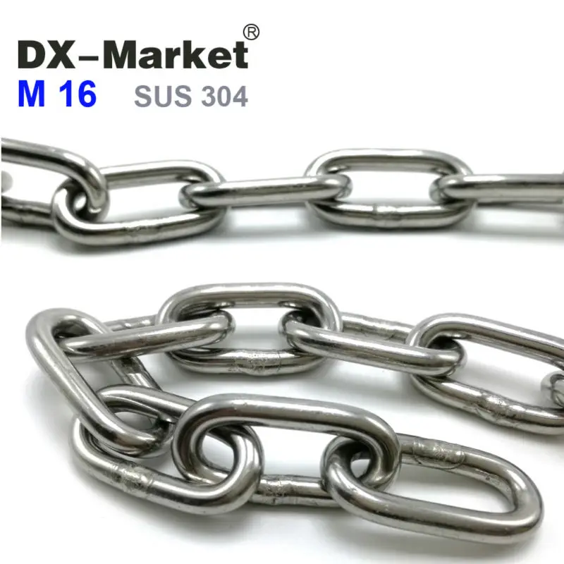 1 Meter 1m 304 Stainless Steel Long Link Chain 