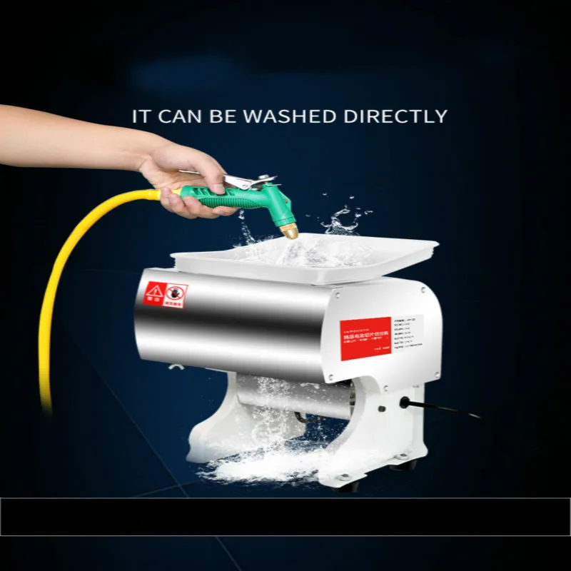 

550W Electric meat slicer Commercial stainless steel Slice cutter Multifunction Fully automatic Meat grinder
