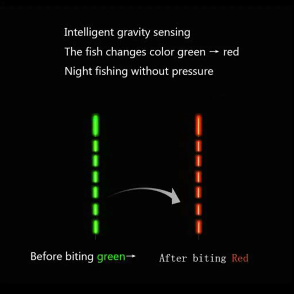 Умный поплавок для рыбалки, ночной Световой поплавок, светодиодный светильник, автоматически напоминающий набор поплавков для рыбалки, буй, поплавок, рыболовный светильник