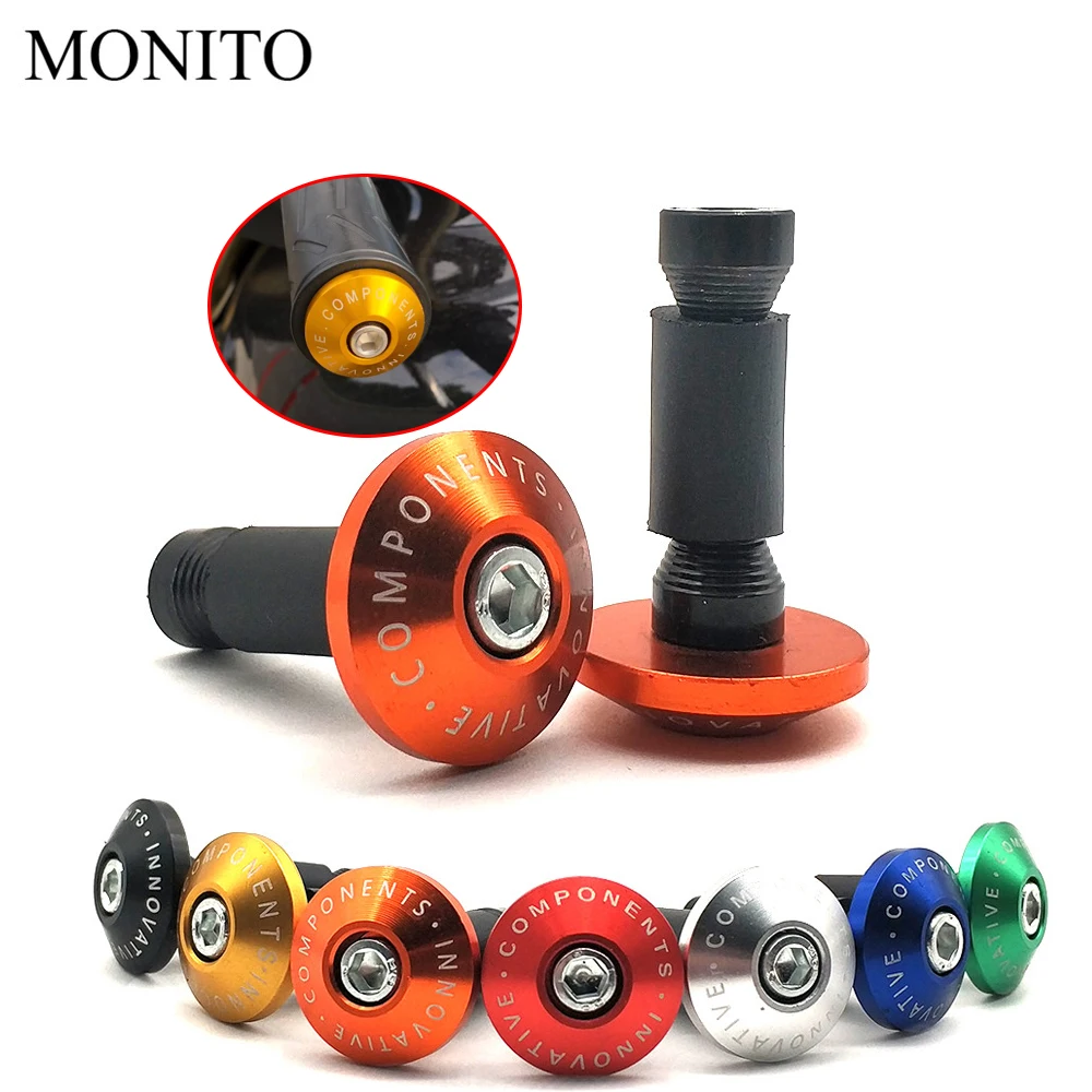 

Motorcycle Handle Ends Bar Balanced Plug Slider Handlebars Cap Grips For Honda PCX 125 150 KAWASAKI Versys 650 KLZ1000 Z400
