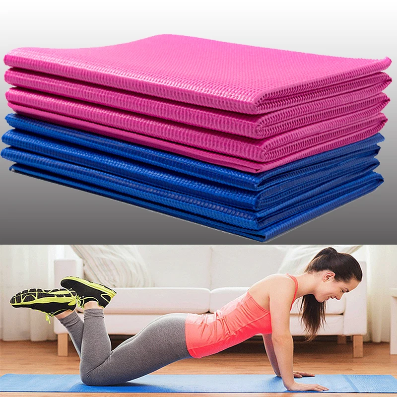 Yoga Mat 6mm Yoga Pads Fitness Mat PVC Material for Exercise Gymnastics Mats Fold Unique Design