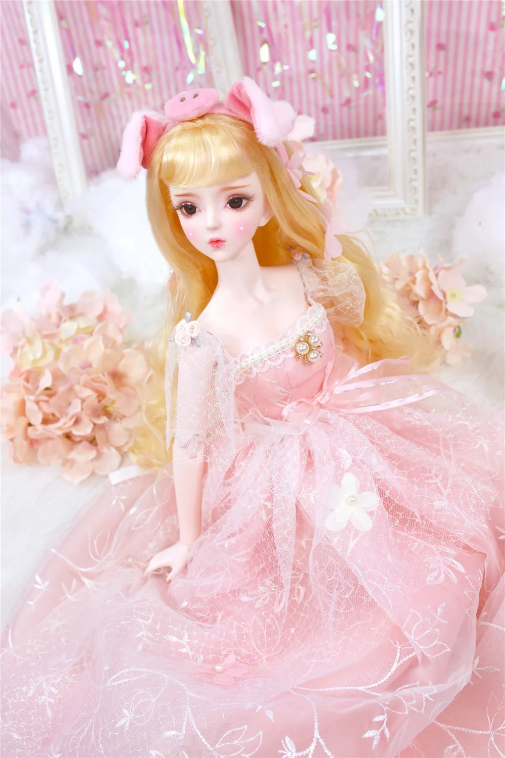 Dream Fairy 1/3 bjd кукла 62 см свинка девочка кукла с наряд обувь, AI YoSD MSD SD комплект игрушка подарок для ребенка DC лати