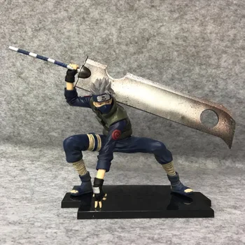 

Anime Naruto Shippuden Hatake Kakashi Broadsword Ninkai Taisen PVC Action Figure Resin Collection Model Toy Doll Gifts